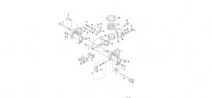 Mariner /Mercury Tilt Stopper  2.5hp & 3.5hp (4 stroke) 0R190722 and above (click for enlarged image)